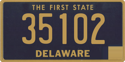 DE license plate 35102