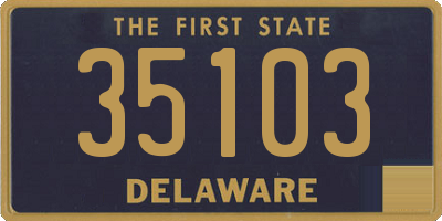 DE license plate 35103