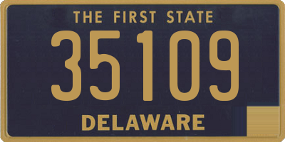 DE license plate 35109