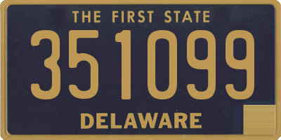 DE license plate 351099