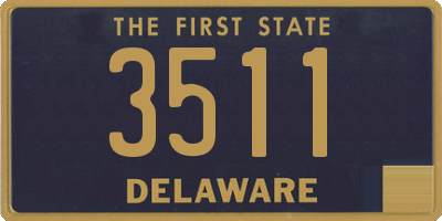 DE license plate 3511