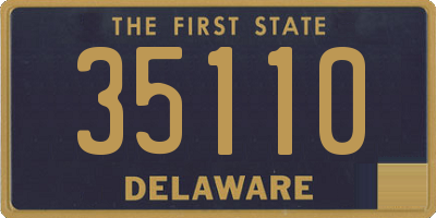 DE license plate 35110