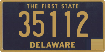 DE license plate 35112