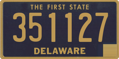 DE license plate 351127