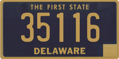 DE license plate 35116