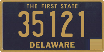 DE license plate 35121