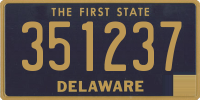 DE license plate 351237