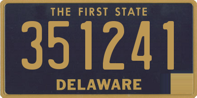 DE license plate 351241