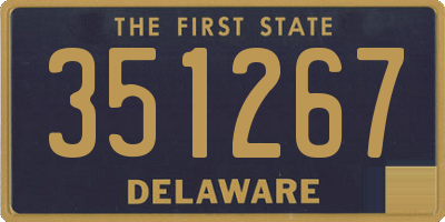 DE license plate 351267