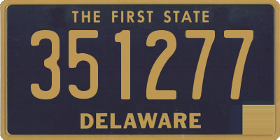 DE license plate 351277