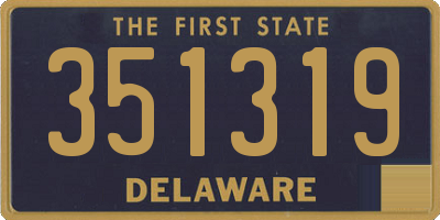 DE license plate 351319