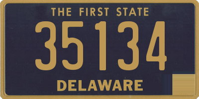 DE license plate 35134