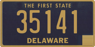 DE license plate 35141