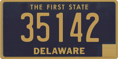 DE license plate 35142