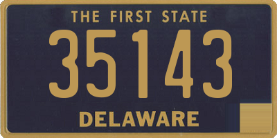 DE license plate 35143