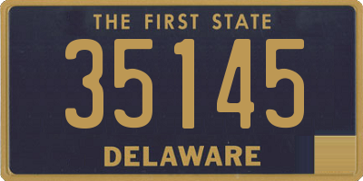 DE license plate 35145