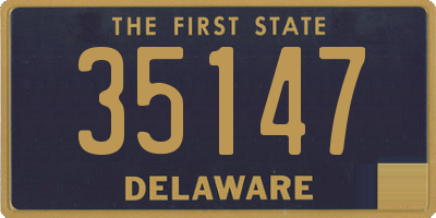 DE license plate 35147