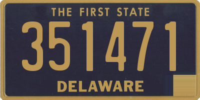 DE license plate 351471
