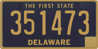 DE license plate 351473