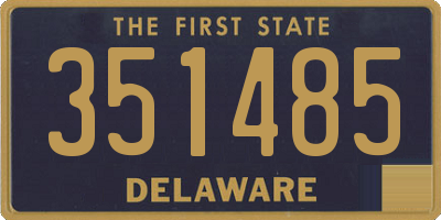 DE license plate 351485
