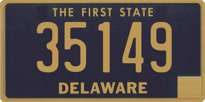 DE license plate 35149