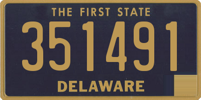 DE license plate 351491