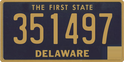 DE license plate 351497
