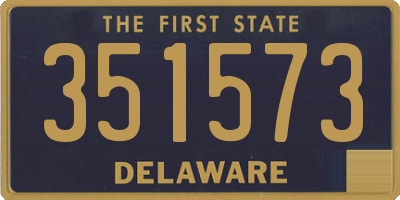 DE license plate 351573