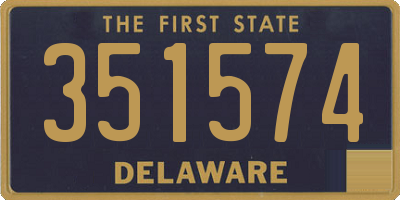 DE license plate 351574