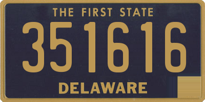 DE license plate 351616