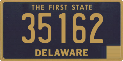 DE license plate 35162