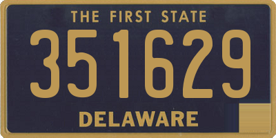 DE license plate 351629