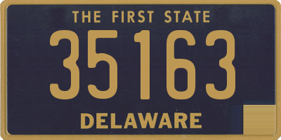 DE license plate 35163