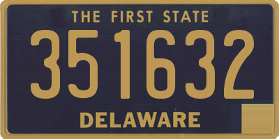 DE license plate 351632