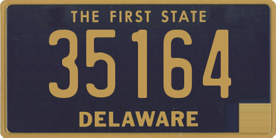 DE license plate 35164