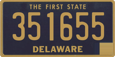 DE license plate 351655