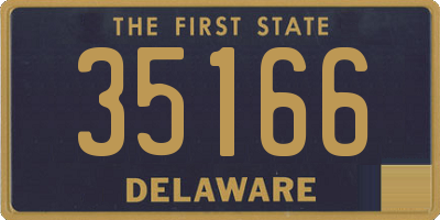 DE license plate 35166