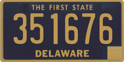 DE license plate 351676