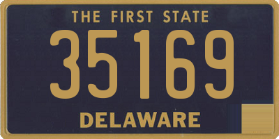 DE license plate 35169