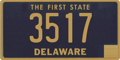 DE license plate 3517