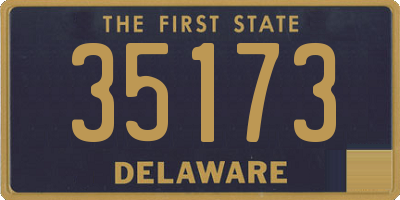 DE license plate 35173