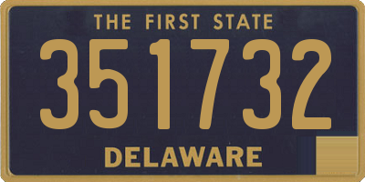 DE license plate 351732