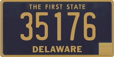 DE license plate 35176