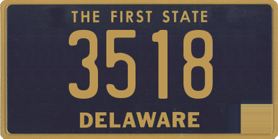 DE license plate 3518