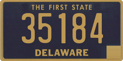 DE license plate 35184