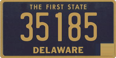 DE license plate 35185