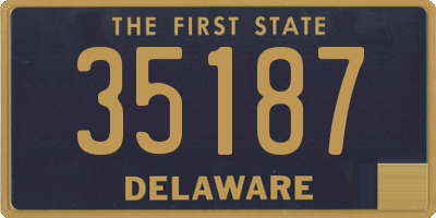 DE license plate 35187