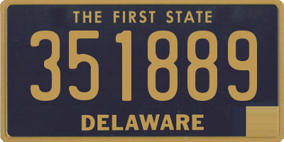 DE license plate 351889