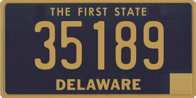 DE license plate 35189