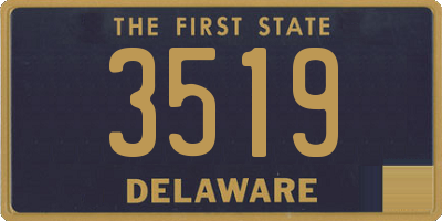 DE license plate 3519